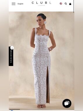 Club L London | Dresses | Padma White Draped Maxi Dress With Cape Sleeves |  Poshmark